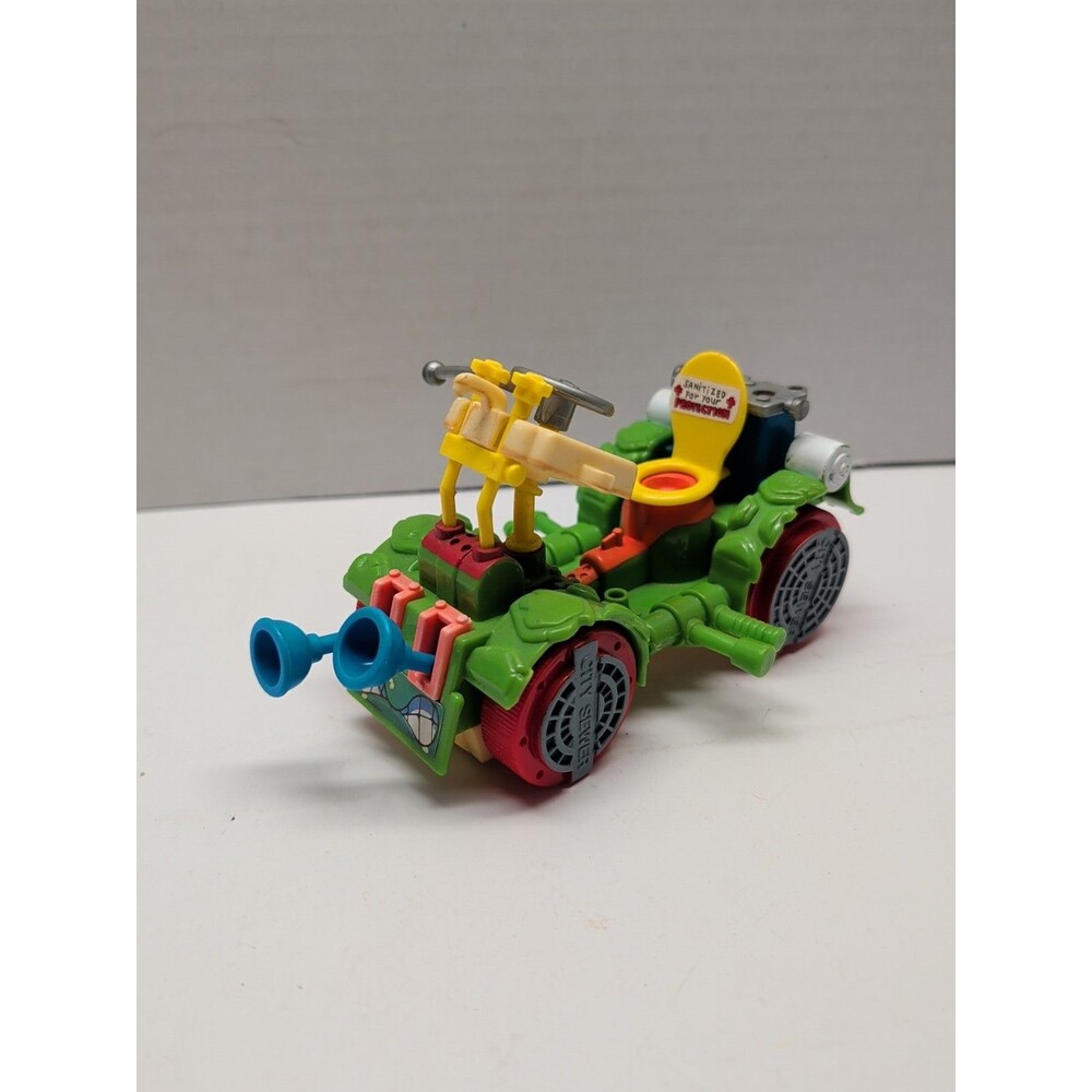 Teenage Mutant Ninja Turtles Toilet Taxi TMNT 1990 Playmates car Vtg